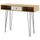 Console pied metal