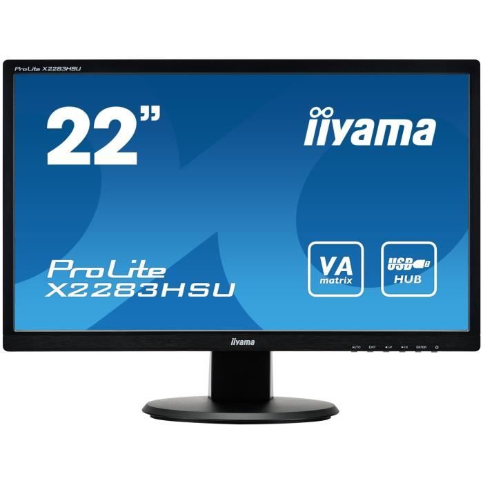 Ecran PC - IIYAMA ProLite X2283HSU-B1DP - 22\