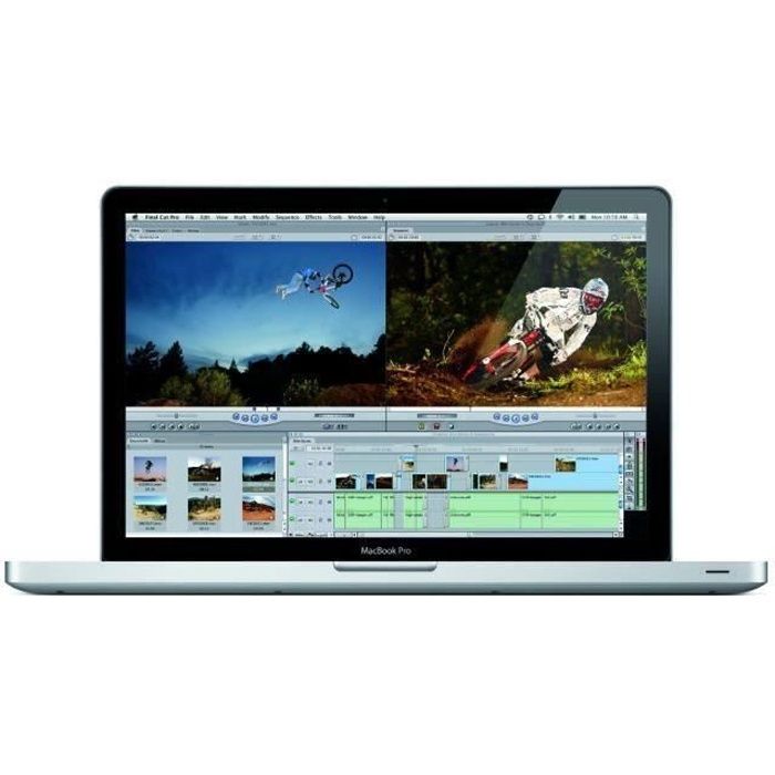  PC Portable APPLE MacBook Pro 15" 2009 Core 2 Duo - 2,53 Ghz - 4 Go RAM - 250 Go HDD - Gris - Reconditionné - Etat correct pas cher