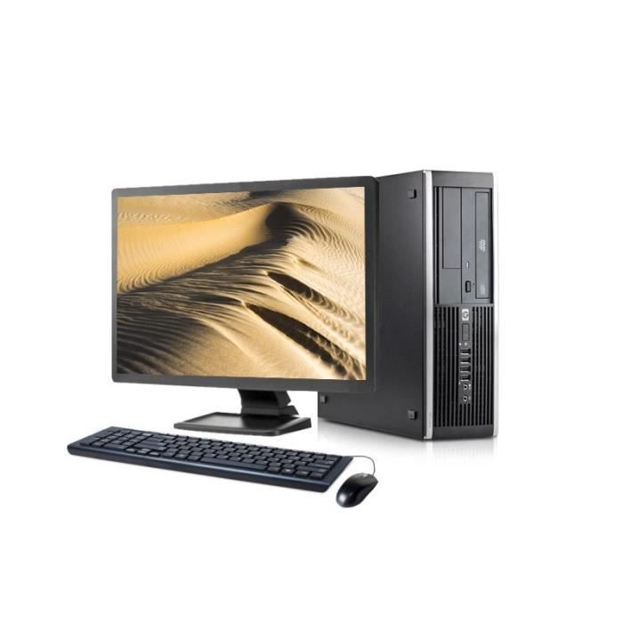 Unité Centrale HP 8100 SFF - Dual Core - RAM 8Go - HDD 2To - Windows 7 - Ecran 19 - Reconditionné - Etat correct Reconditionné - Hewlett-Packard reconditionné disponible sur Cdiscount Seconde Vie