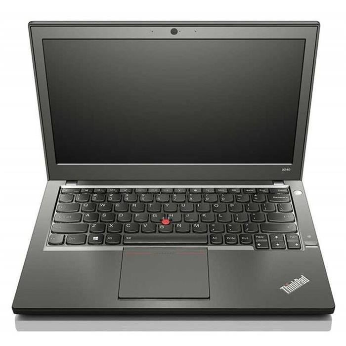 Ordinateur Portable LENOVO X240 - Core I5 - RAM 4G - SSD 180G - Windows 7 - Reconditionné - Etat correct