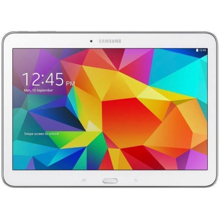 SAMSUNG Galaxy Tab 4 (Juin 2014) 101 16 Go - WiFi - Blanc - Sans Port Sim - Reconditionné - Etat correct - Samsung