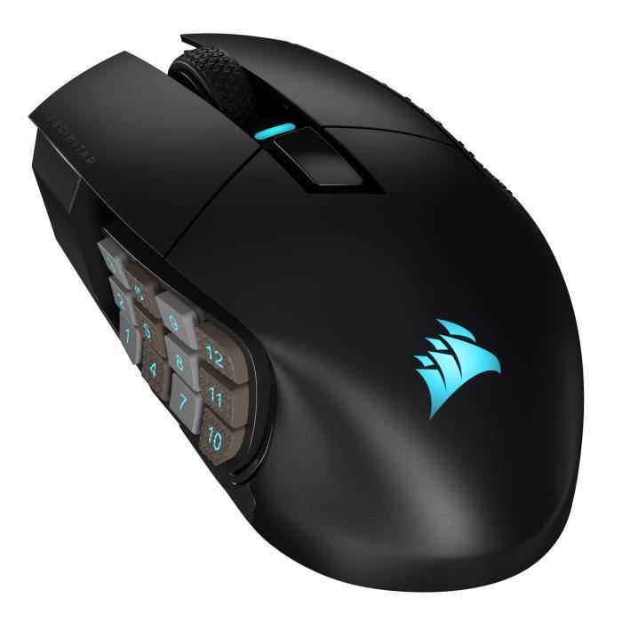 Souris Gaming - Sans fil - CORSAIR - SCIMITAR ELITE RGB Wireless