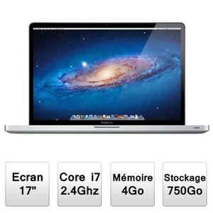 Vente PC Portable Apple MacBook Pro 17" (MD311F/A)\t\t\t\t ) pas cher Vente PC Portable Apple MacBook Pro 17" (MD311F/A)\t\t\t\t ) pas cher