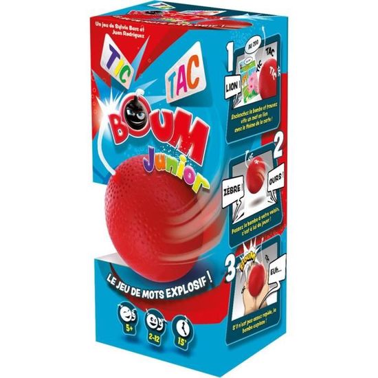 Asmodee Tic Tac Boum Color Flash – Jeu De Cartes Explosif – Mots, Défis Et Rapidité – Dès 8 Ans – 2 à 12 Joueurs – 15 Minutes – Version Française – Idéal Famille