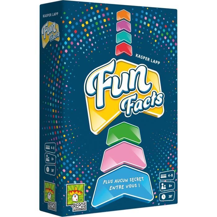 Jeu de société Fun Facts Asmodee Mixte A partir de 3 ans Bleu Multicolore Cdiscount