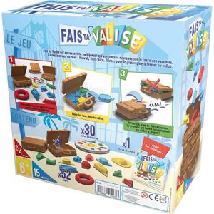 JEU SOCIÉTÉ - PLATEAU ASMODEE - Fais ta valise - Jeu de société - A part