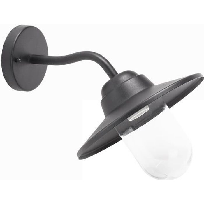Smartwares ES94 Applique Montante Noir avec D/étecteur de Mouvement