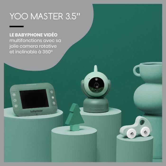 Babymoov Babyphone Video YOO Care - Caméra Orientable à 360° & Ecran 2,4