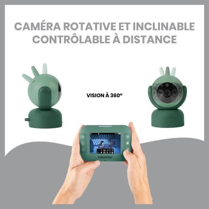 Babymoov Babyphone vidéo YOO Master - Caméra motorisée avec vue à 360° -  Technologie Sleep - Vision nocturne - Cdiscount Puériculture & Eveil bébé