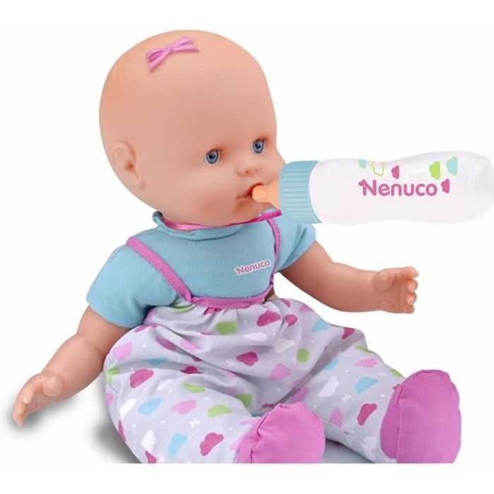 NENUCO et son Biberon Magique Poupon 35cm Biberon BLEU Cdiscount Jeux Jouets