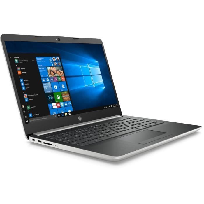 Vente PC Portable HP PC Portable 14-cf0051nf - 14"HD - Pentium 4417U - RAM 8Go - Stockage 256Go SSD - Windows 10 pas cher Vente PC Portable HP PC Portable 14-cf0051nf - 14"HD - Pentium 4417U - RAM 8Go - Stockage 256Go SSD - Windows 10 pas cher