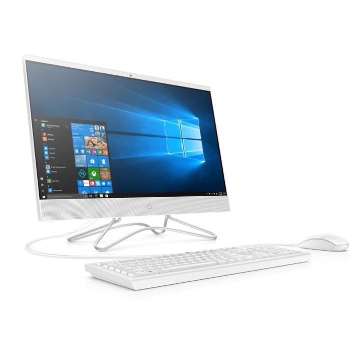 Top achat Ordinateur de bureau HP PC All-in-One 24-f0131nf - 24"FHD - i3-9100T - RAM 8Go - Stockage 128Go SSD + 1To HDD - Windows 10 pas cher
