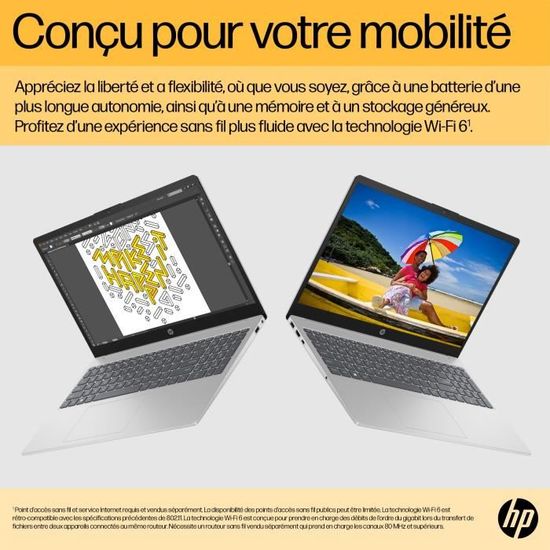 PC Portable HP 15s-fq0071nf 15,6 : passez à Windows 11 pour moins de 500  euros !