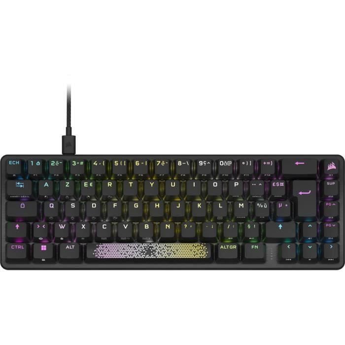 Clavier Gaming Corsair K65 PRO MINI – Optique Mécanique 65% AZERTY - vue 2