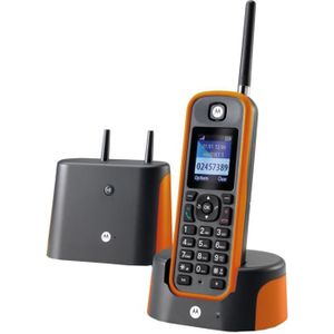 Téléphone fixe Motorola O201 Orange Sans Fil Sans Répondeur