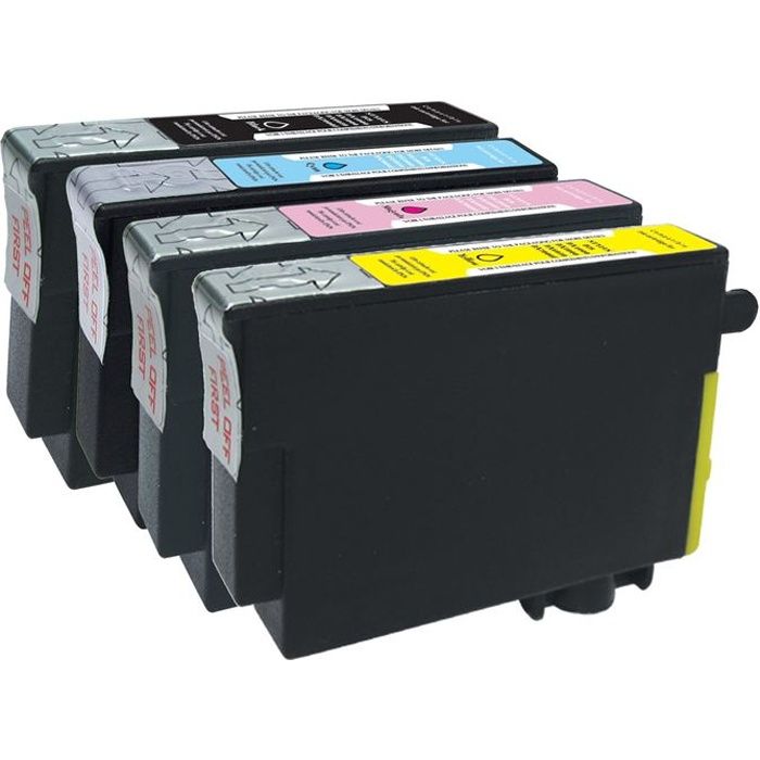 Compatible Pack De 4 Cartouches D Encre Epson T0715 Prix Pas