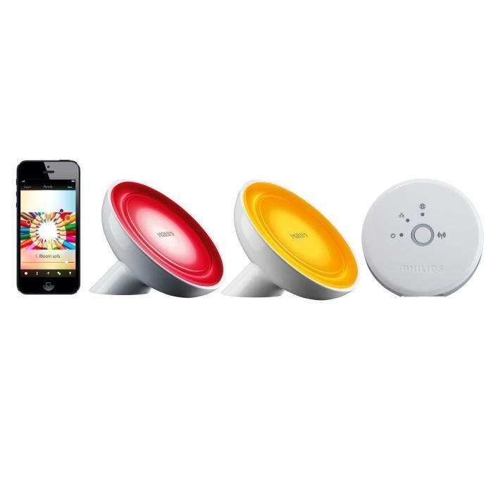 Philips Hue Pack 2 Lampes Connectees Livingcolors Bloom Pont