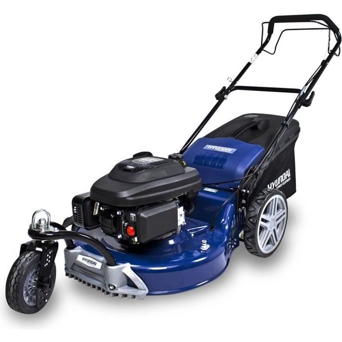 Tondeuse tractée thermique - HYUNDAI HTDT561RP - Largeur de coupe : 55 ...