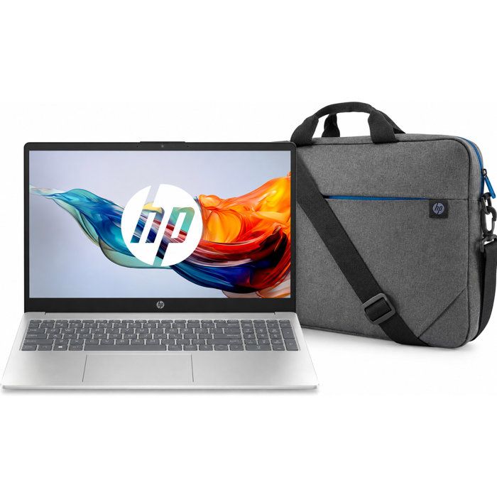 PC Portable HP 15-fc0151nf - Windows 11 - 156 FHD - Ryzen 5 7520U - RAM 16Go - Stockage 512Go SSD + Sacoche