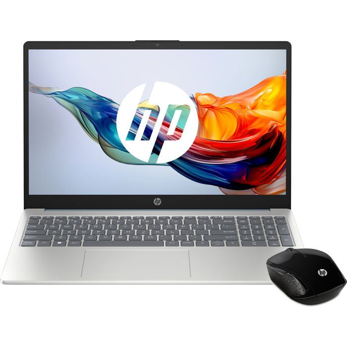PC Portable HP 15-fc0151nf - Windows 11 - 156 FHD - Ryzen 5 7520U - RAM 16Go - Stockage 512Go SSD + Souris