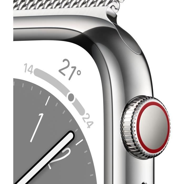 Apple Watch Series 9 GPS - 45mm - Boîtier Midnight Aluminium - Bracelet  Midnight Sport Loop - Cdiscount Téléphonie