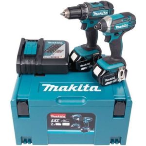 PERCEUSE MAKITA - Combopack 2 outils 18V perceuse DHP482 et