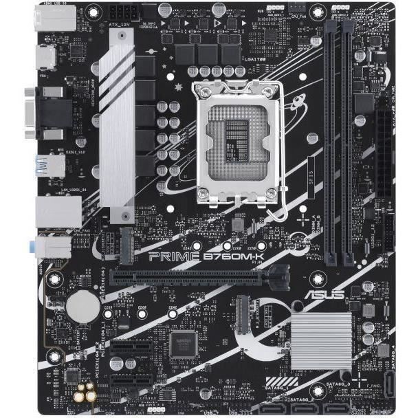 Carte mère - ASUS - PRIME B760M-K - Intel B760 LGA 1700 micro ATX