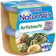 NESTLÉ Naturnes Artichauts - 2x130 g - Dès 4/6 mois-0