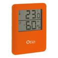 Thermomètre hygromètre magnétique orange - Otio-0