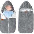 XJYDNCG Nid d'ange Sac de couchage pour bébé - 60cm - Gris-0