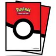 Protèges Cartes - ULTRA PRO - Pokéball - 65 pochettes souples - Accessoire pour tournois et parties Pokemon-0