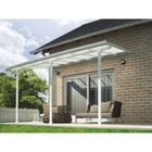 CHALET & JARDIN CHALET-JARDIN Pergola adossée en aluminium Aurore 3 x 4m - Blanc