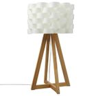 ATMOSPHERA CRÉATEUR D'INTÉRIEUR Lampe "Moki" bambou blanc H55cm - Atmosphera createur d'interieur