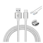 BRAND Lot de 3 Cable de charge résistant Type C 1 Mètre chargeur pour Realme 5 Pro 6.3" Couleur Argent - Marque Yuan Yuan