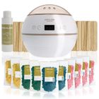 PLASTIMEA KIT COMPLET D’EPILATION • Cire d’épilation chaude pelable & Chauffe cire • MEALISS SENSE 150W • Corps & Visage • 1 KG de cire