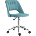VINSETTO Chaise de bureau design conte 49x54x91cm Bleu