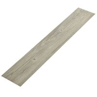 Revetement de sol adhesif lames laminees PVC vinyle effet naturel compatible au plancher chauffant 7 pieces 0,975 m² che
