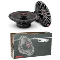2 enceintes coaxiales 2 voies DS18 G6.5Xi 16,5 cm 6,5", 50 watts rms 150 watts max, 4 ohm, 85 db, suspension gomme, voiture, paire