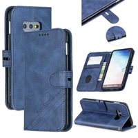 Haute Qualité Housse Samsung Galaxy S10e (5.8") Housse Téléphone Protection, PU Cuir Antichoc Pochette Etui Galaxy S10e Bleu