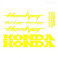 9 stickers HORNET – JAUNE – sticker HONDA HORNET 650 CBF - HON440