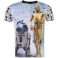 Tee-shirt Homme Star Wars R2D2 C3PO