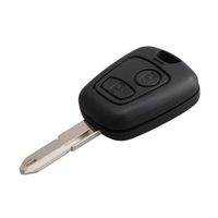 Car 2 Button Remote Key Fob Case Shell for PEUGEOT 206 433MHZ PCF7961 Chip