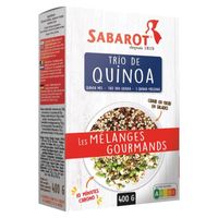 Trio de quinoa paquet de 400g Sabarot