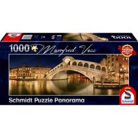 Puzzle - SCHMIDT SPIELE - Pont du Rialto, Venise - 1000 pièces - Architecture et monument - Adulte