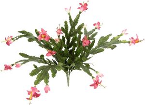 FLEUR ARTIFICIELLE Cactus de Pâques artificiels avec Fleurs Cactus de