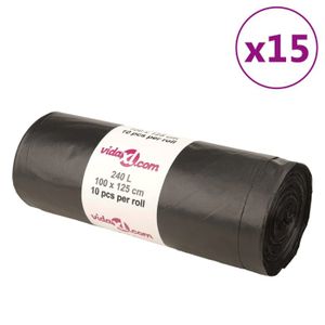 Sacs Poubelles Ravi 60L Bleu LDPE Super Résistants | Leroy Merlin