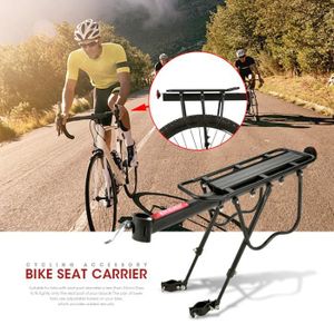Rack randonnée à vélo VTT Vélo Porte-bagage arrière Support de tablette AT%