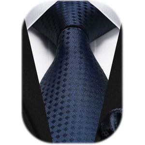CRAVATE - NŒUD PAPILLON Cravate de mariage bleu marine pour homme avec mou
