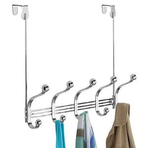 WUYING Salle De Bain Aluminium Porte Serviette Noir Fix/é Au Mur Bain Porte-torchons sans Per/çage Poin/çon Double Usage Support Porte-Serviette